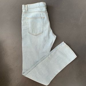 Authentic Saint Laurent Men’s Skinny Fit Light Blue Denim Jeans